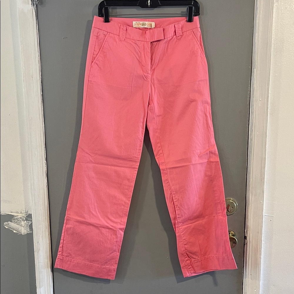J. Crew Coral City Fit Twill Chino Pants Women's Size 0S